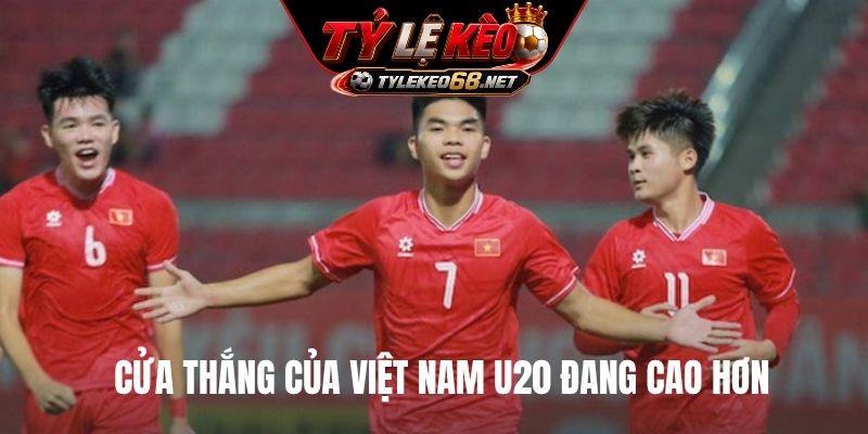 Cửa thắng của Việt Nam U20 đang cao hơn