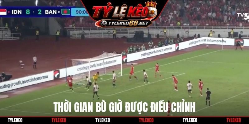 Thời gian bù giờ được điều chỉnh